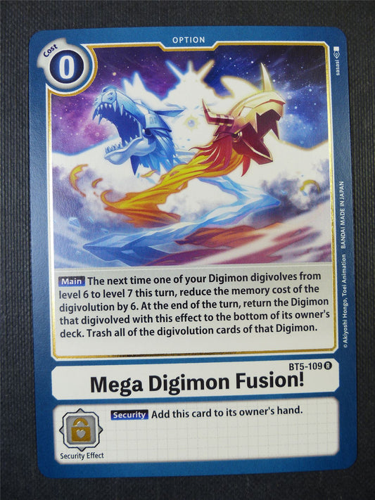 Mega Digimon Fusion! BT5-109 R - Digimon Card #220