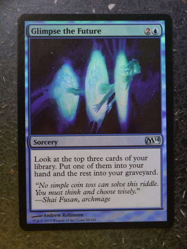 MTG Cards: GLIMPSE THE FUTURE FOIL # 5E65