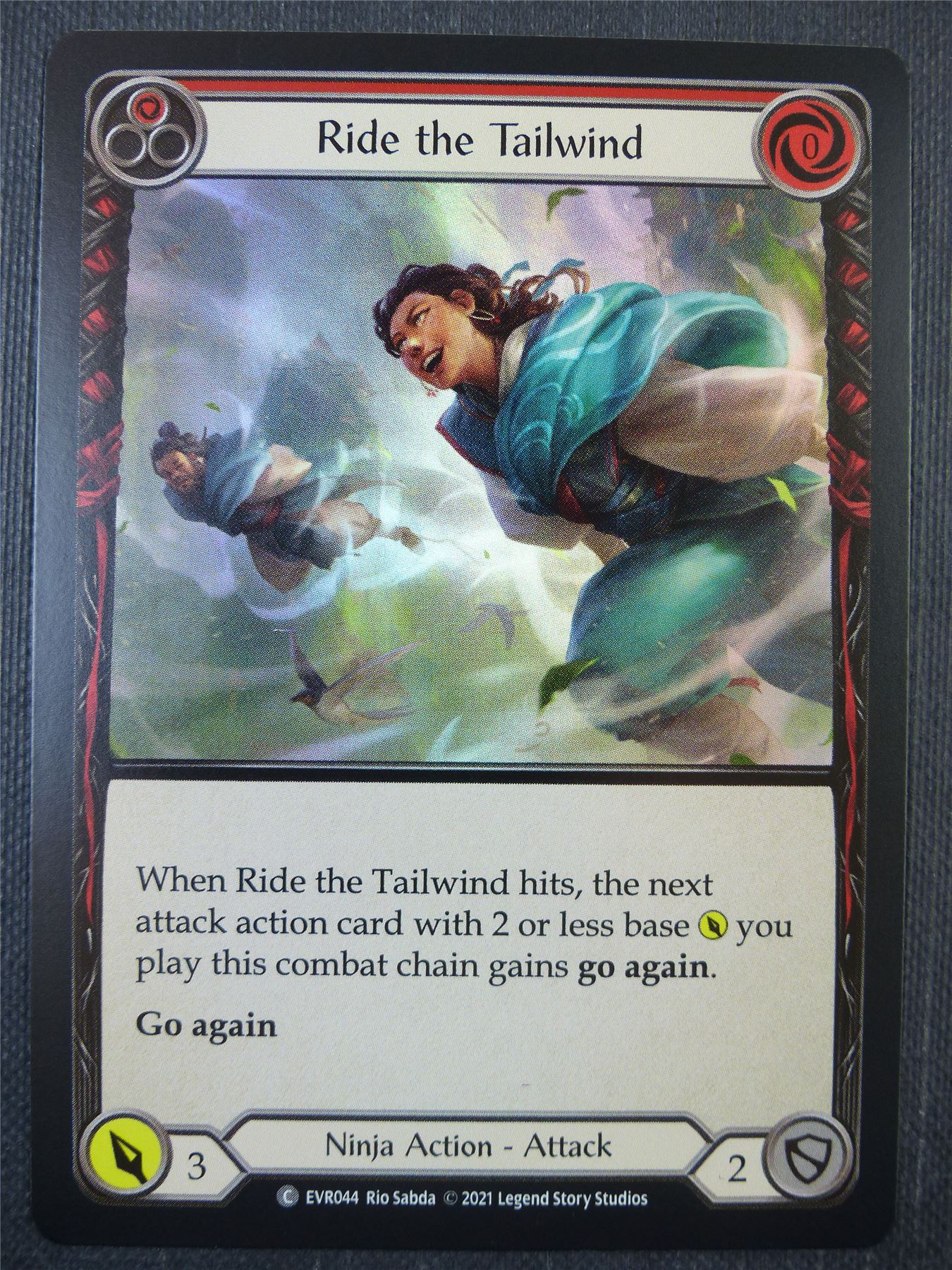 Ride the Tailwind Red Foil - 1st ed Everfest - Flesh & Blood Card #6J0
