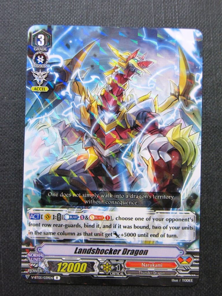 Landshocker Dragon V-BT05 R - Vanguard Cards #41