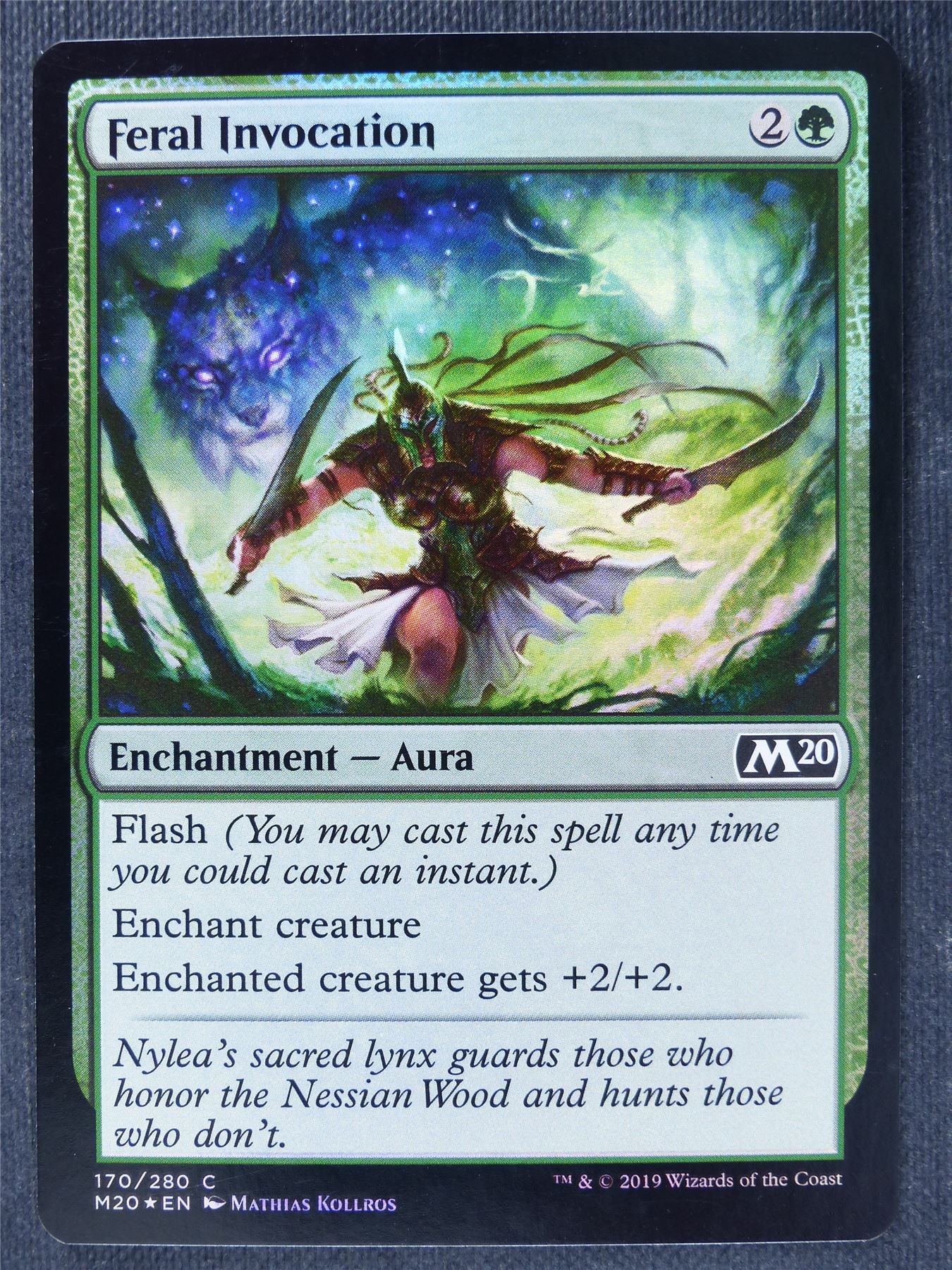 Feral Invocation Foil - Mtg Magic Cards #QS