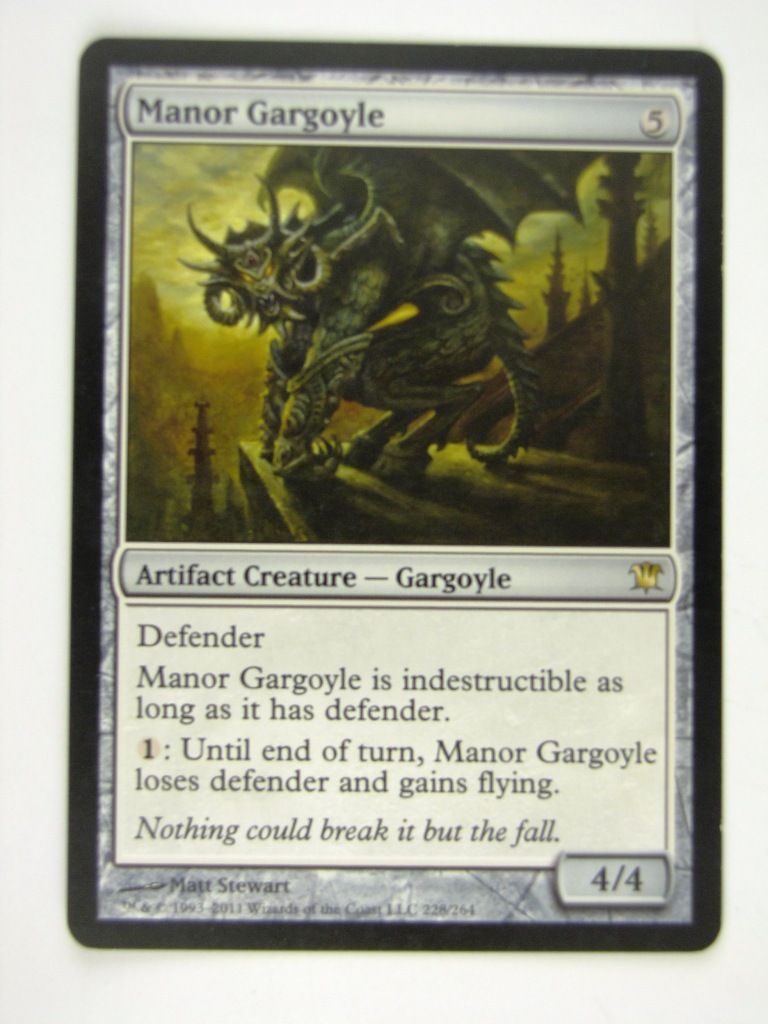 MTG played Cards: MANOR GARGOYLE # 13E99