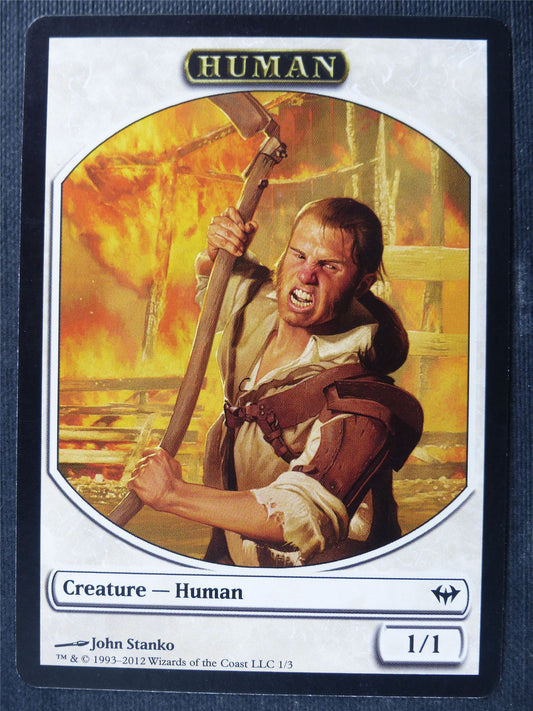 Human Token - Mtg Card #3ZI
