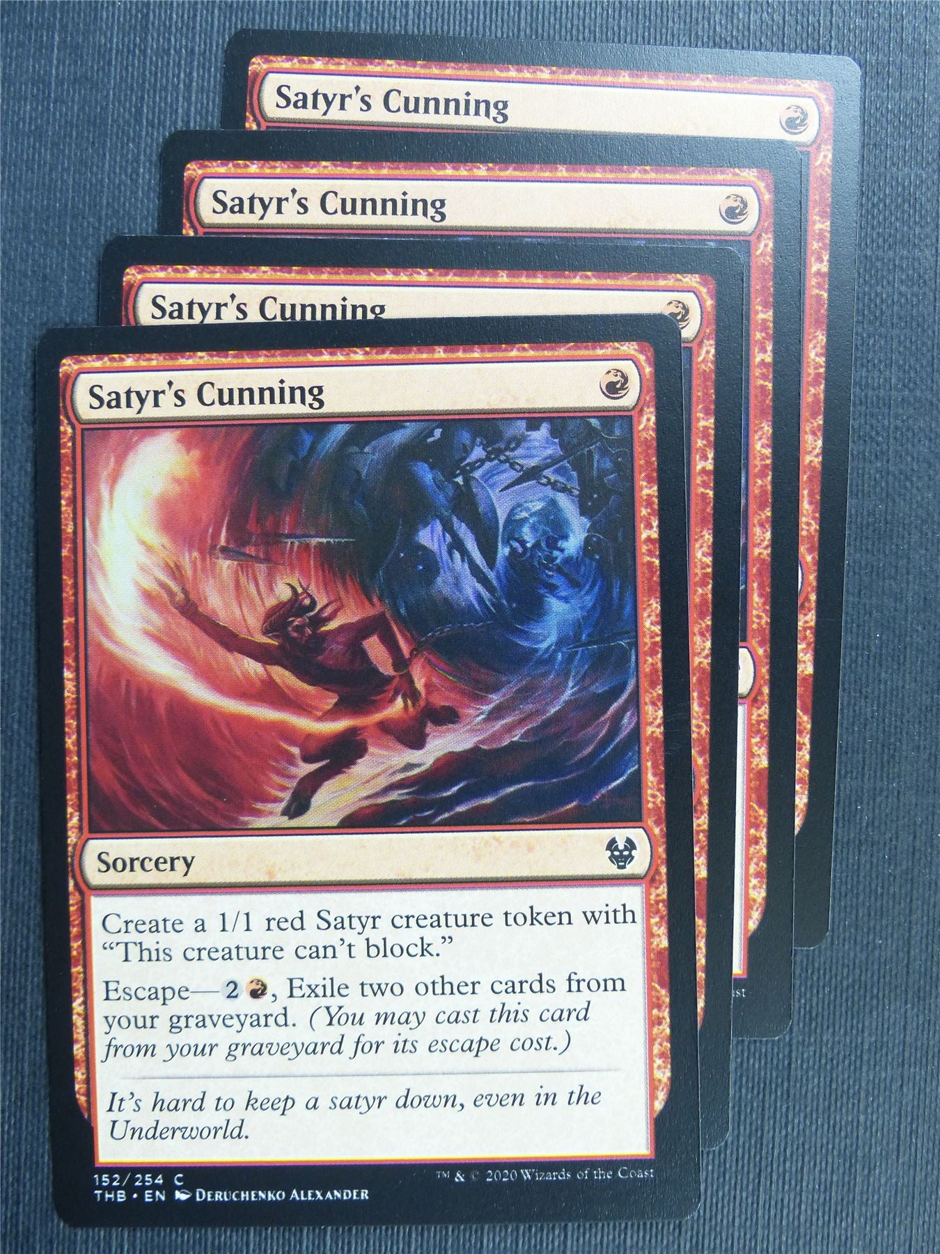 Satyr's Cunning x4 #3UN