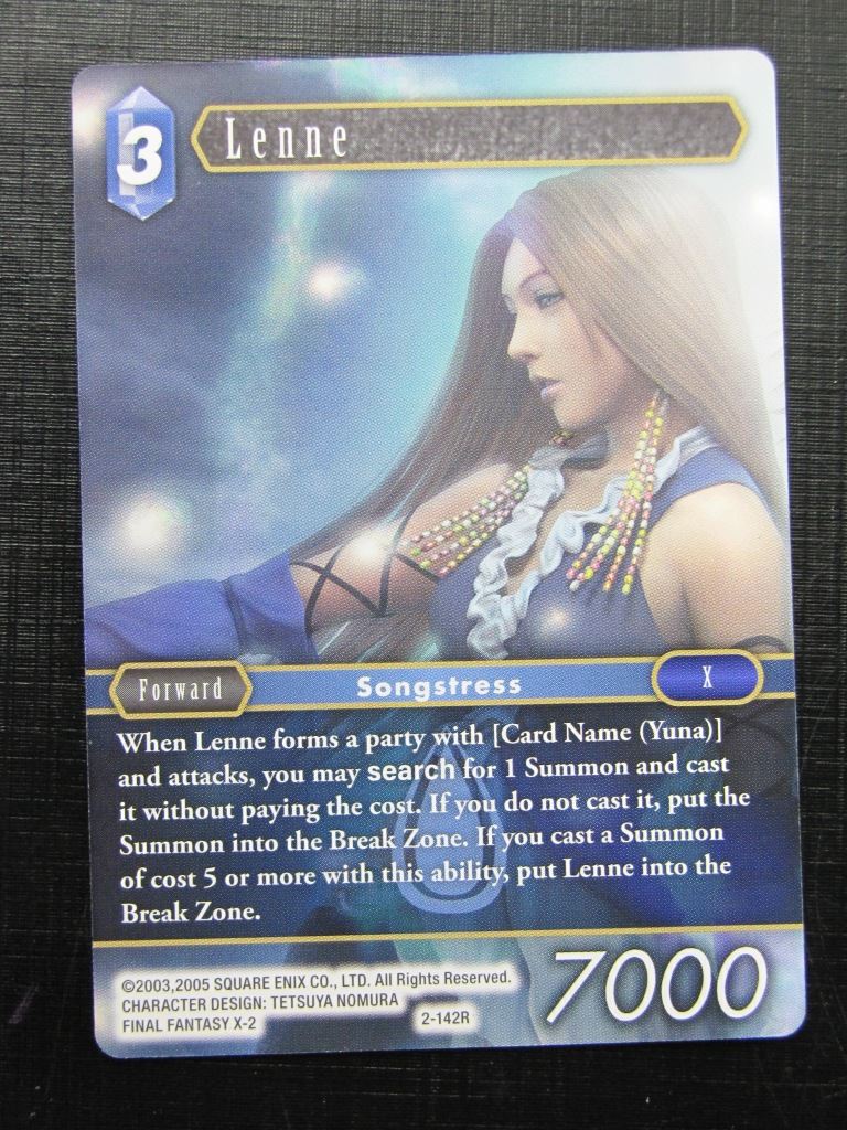 Final Fantasy Cards: LENNE 2-142R # 29B81