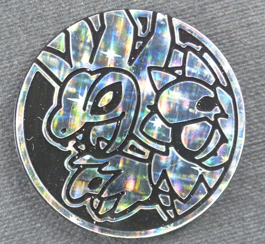 Hydreigon Silver Sparkle - Pokemon Coin #FV