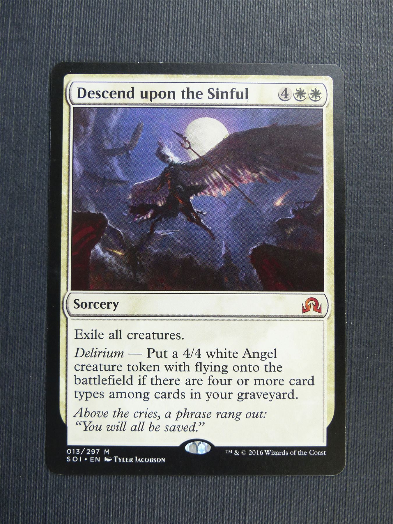 Descend Upon the Sinful - Mtg Magic Cards #4K5