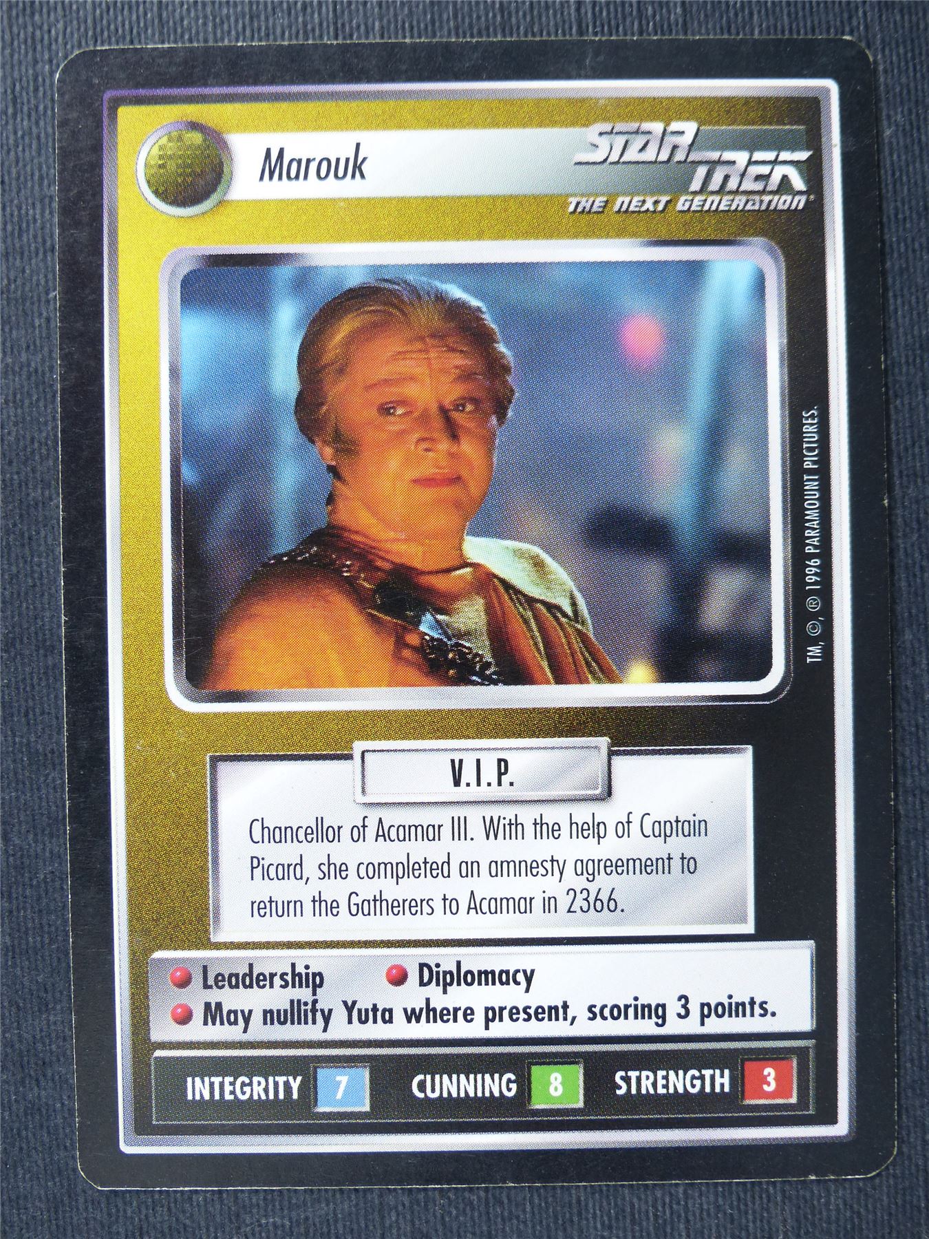 Marouk - NG - Star Trek Cards #TD