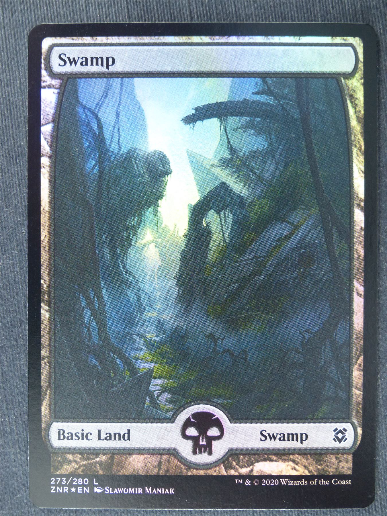 Swamp 273/280 Full Art Foil - Mtg Magic Cards #MY