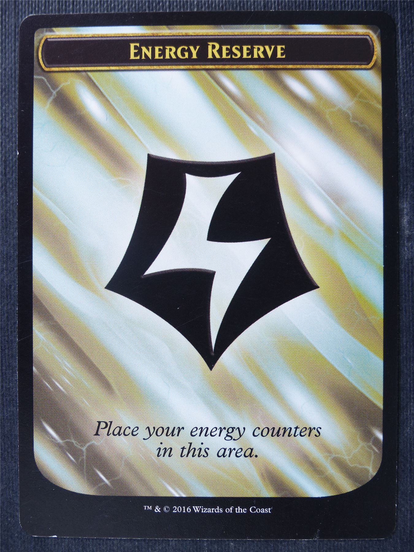 Energy Reserve Token - Mtg Card #3YU