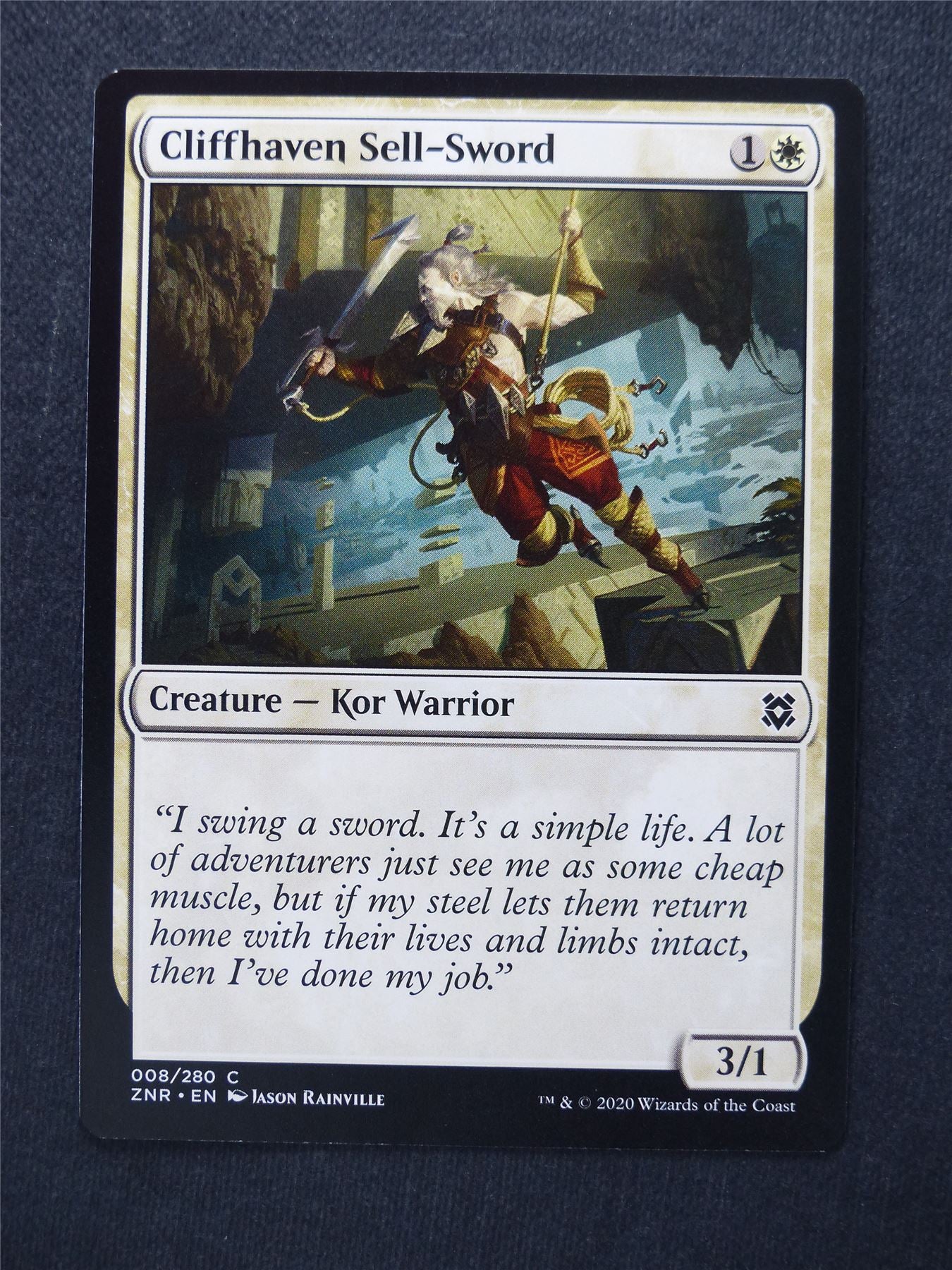 Cliffhaven Sell-Sword - Mtg Magic Cards #VZ