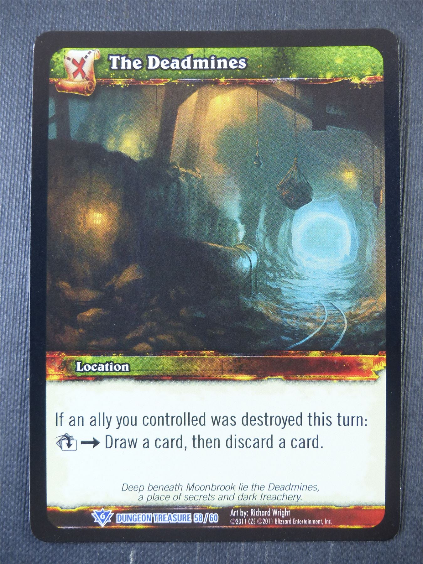 The Deadmines 58/60 Foil - WoW Card #197