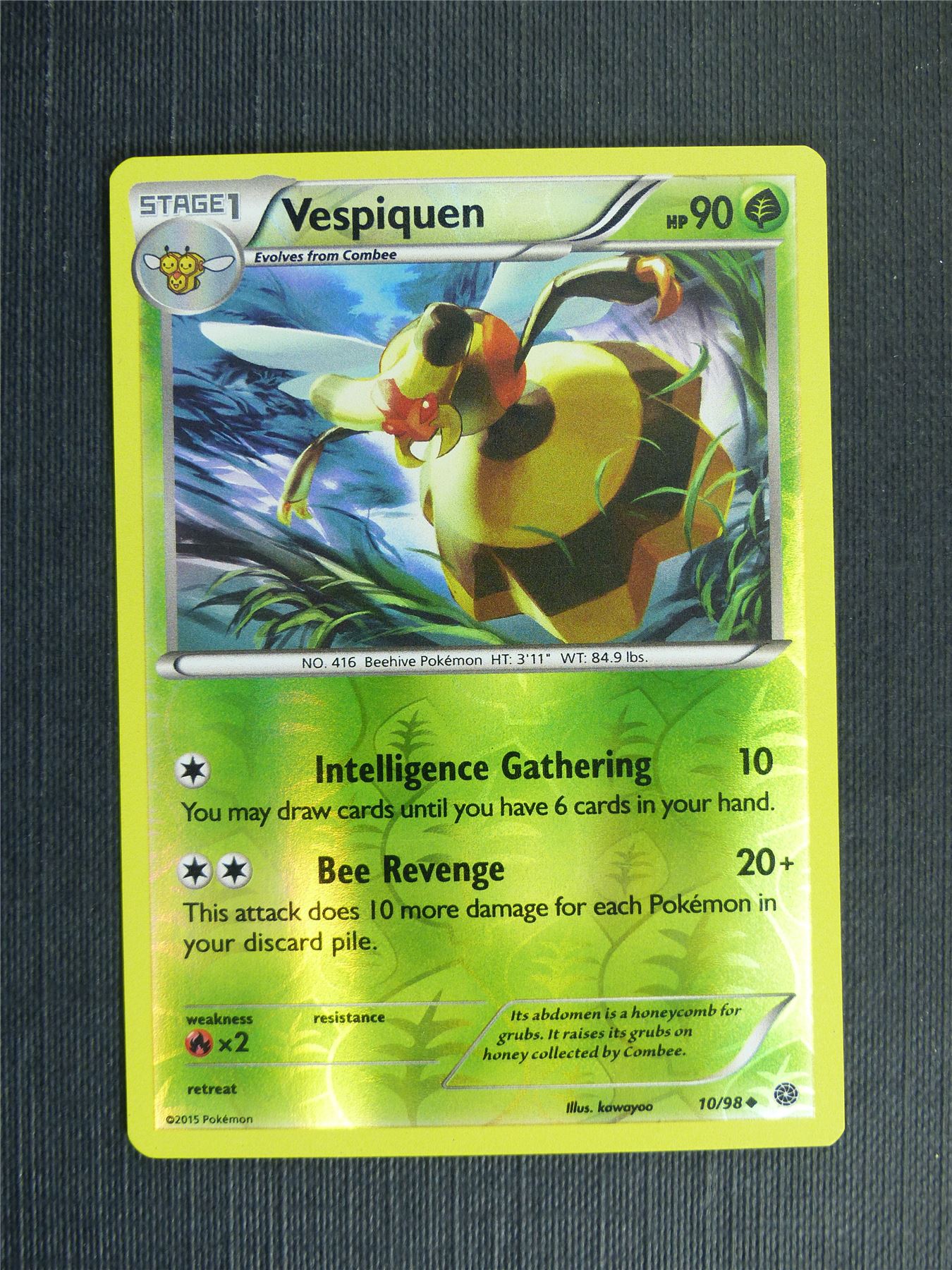 vespiquen pokemon card value Vespiquen 10/98 Reverse Holo