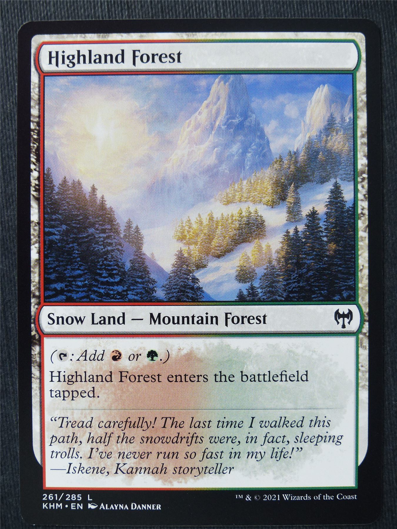 Highland Forest - Mtg Magic Cards #2U