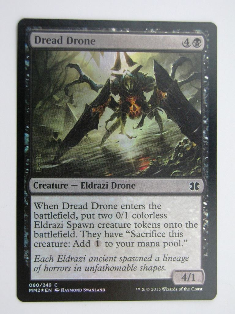 MTG MODERN MASTERS TWO FOIL: DREAD DRONE # 27J54