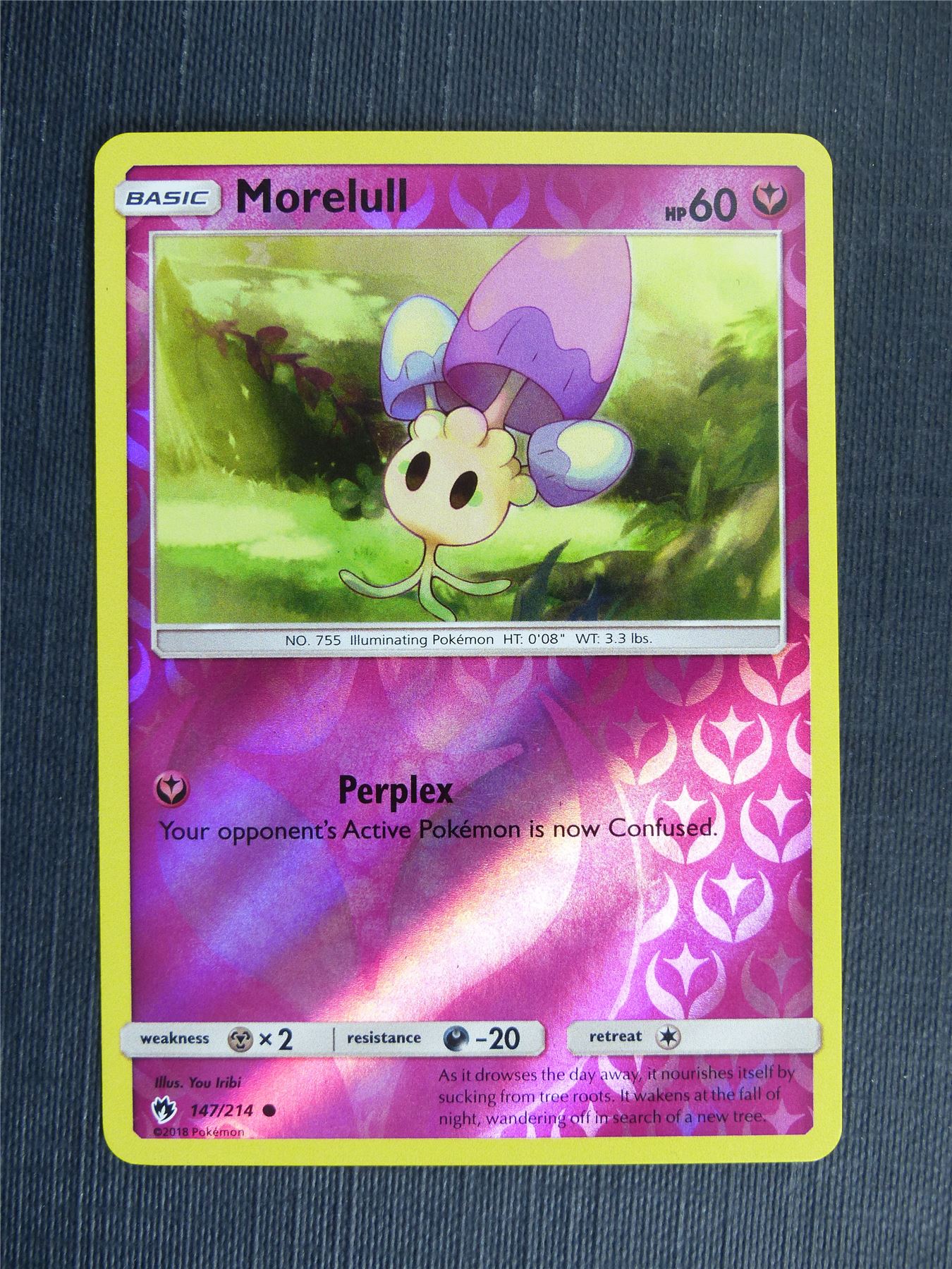 Morelull 147/214 Reverse Holo - Pokemon Cards #1Z1 Morelull 147/214 Reverse Holo - Pokemon Cards #1Z1