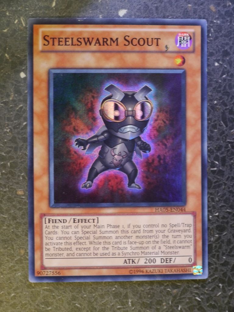 Yugioh Cards: STEELSWARM SCOUT HA05 SUPER RARE # 3B35