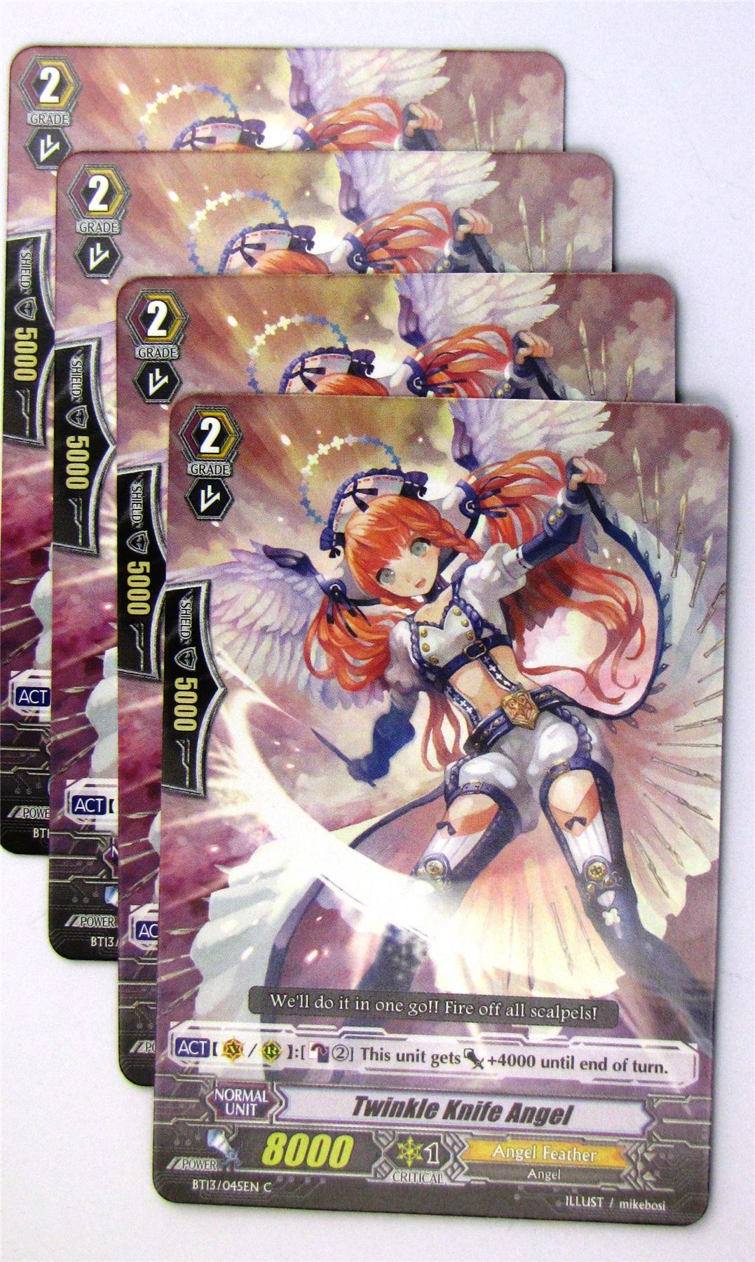 Cardfight!! Vanguard - Twinkle Knife Angel x4 BT13/045EN C