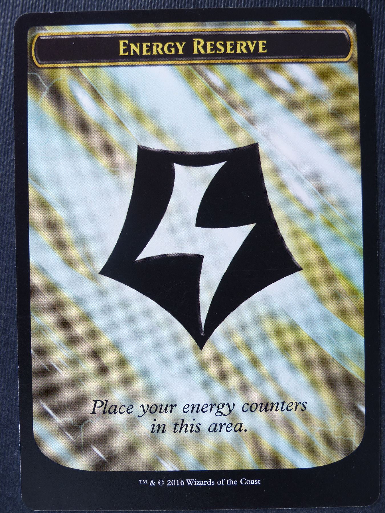 Energy Reserve Token - Mtg Card #3SM