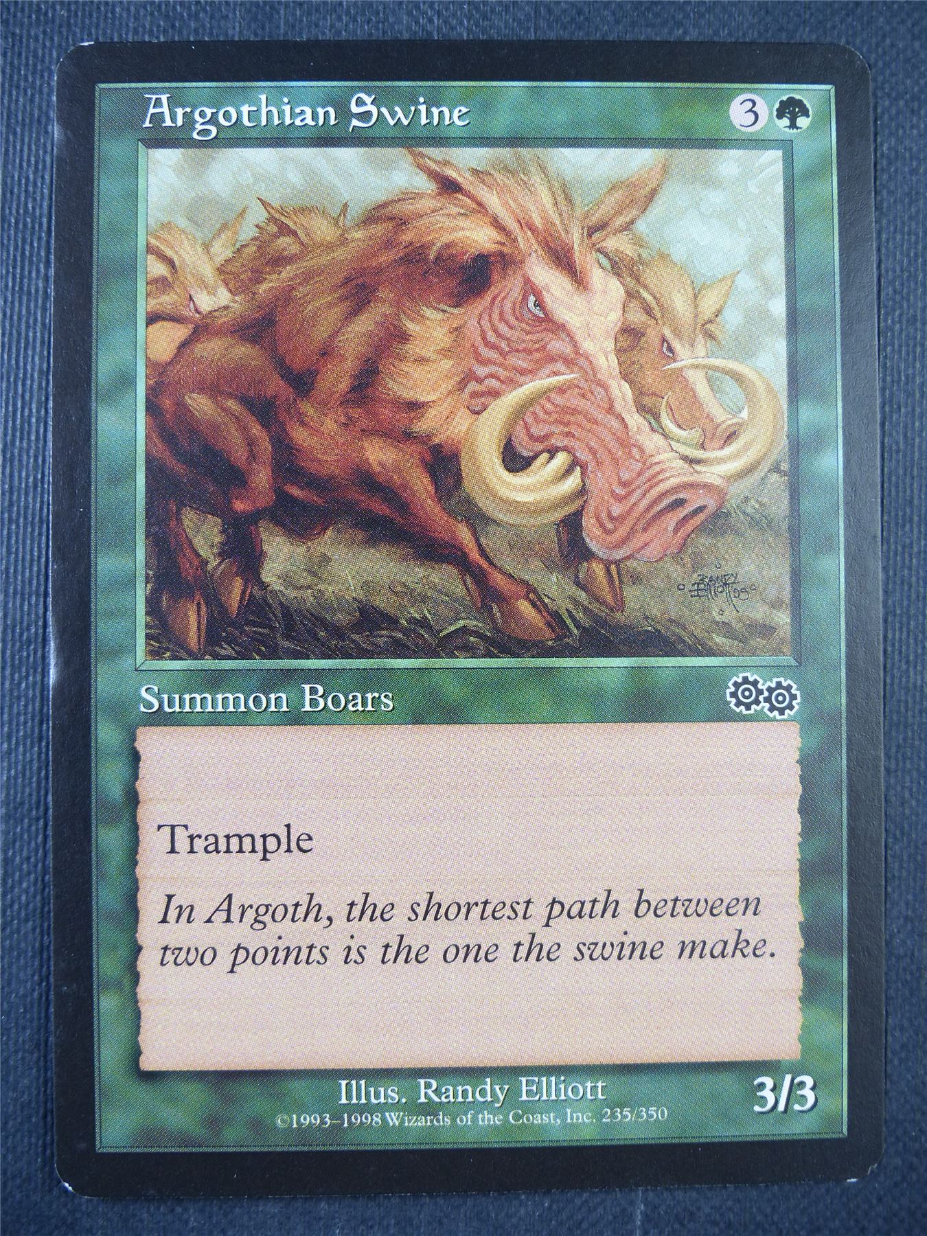 Argothian Swine - Urza's Saga - Mtg Card #72Q