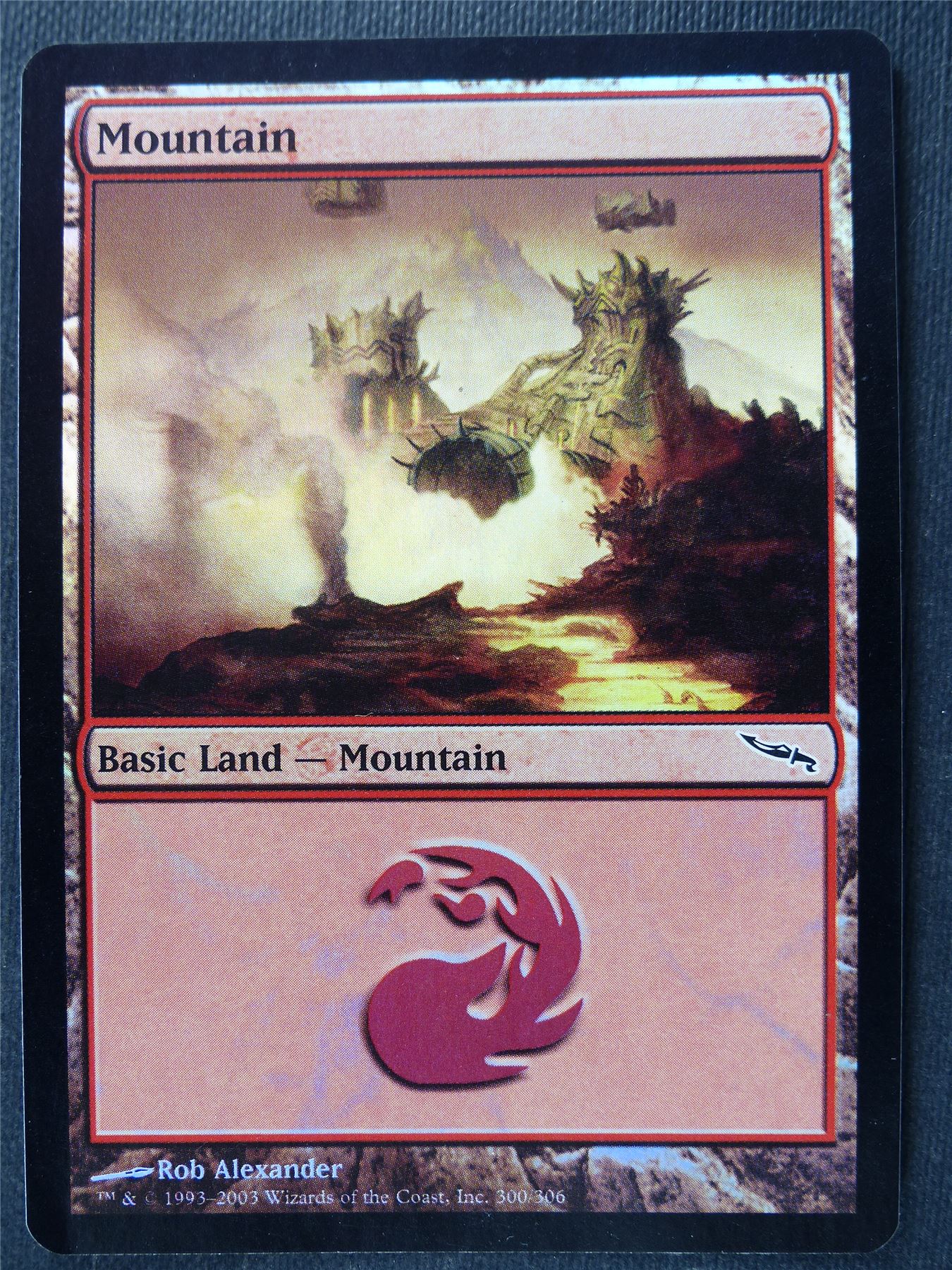 Mountain 300/306 Foil - Mirridon - Mtg Magic Cards #2GB