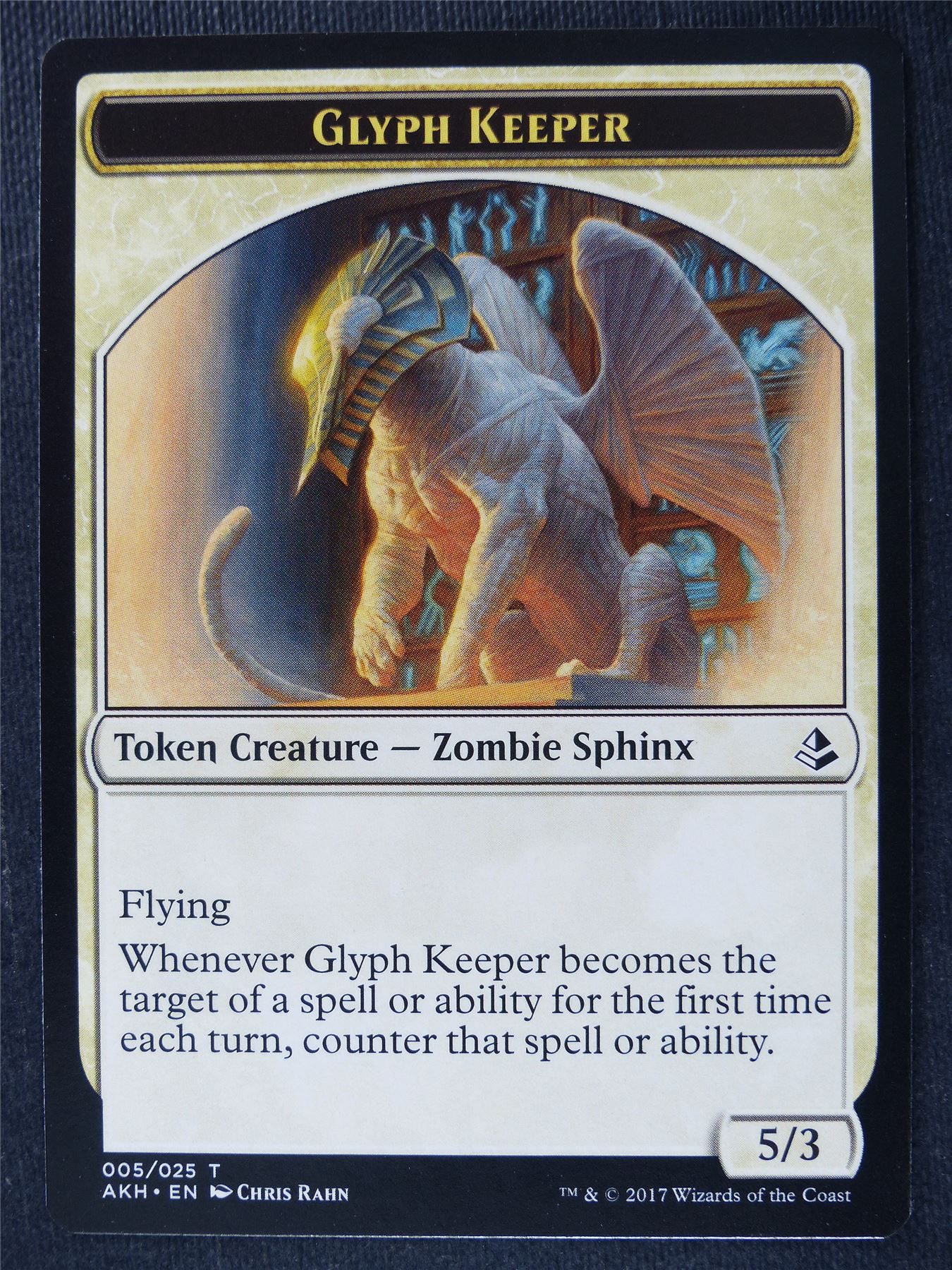 Glyph Keeper / Warrior Token - Mtg Magic Cards #1R8