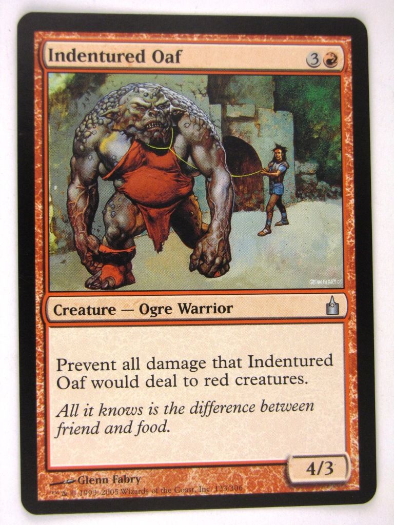 MTG Magic: the Gathering Cards: INDENTURED OAF: RAV