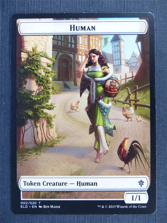 Human Token - Mtg Magic Cards #3WS