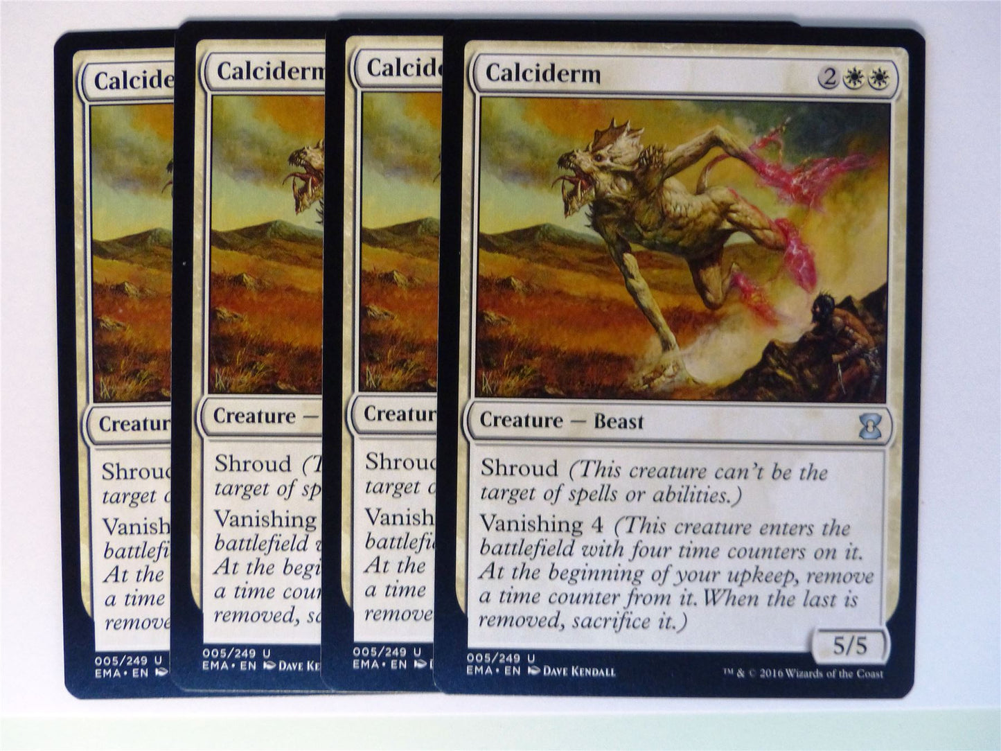 4 x Calciderm - Mtg Card # G88