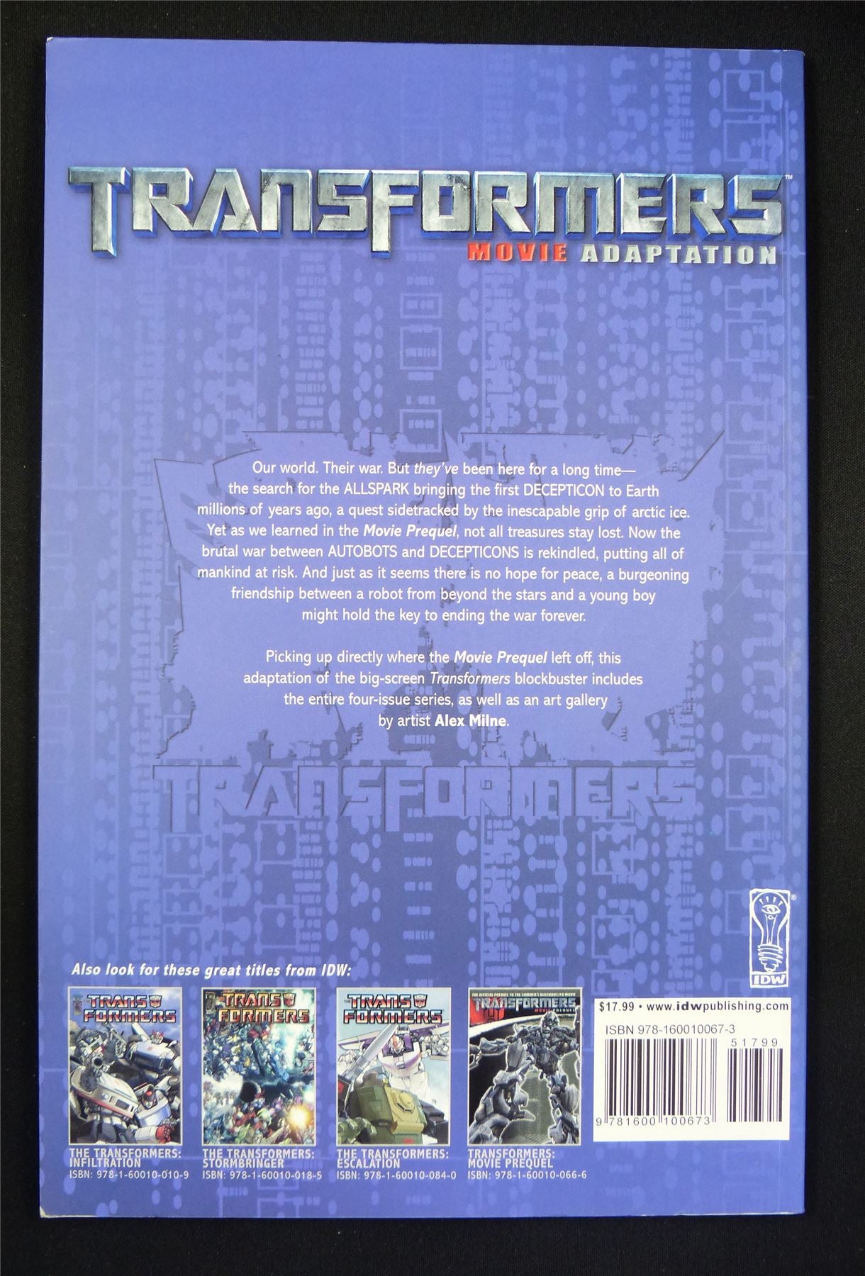 TRANSFORMERS: Movie Adaptation - IDW Graphic Softback #24W