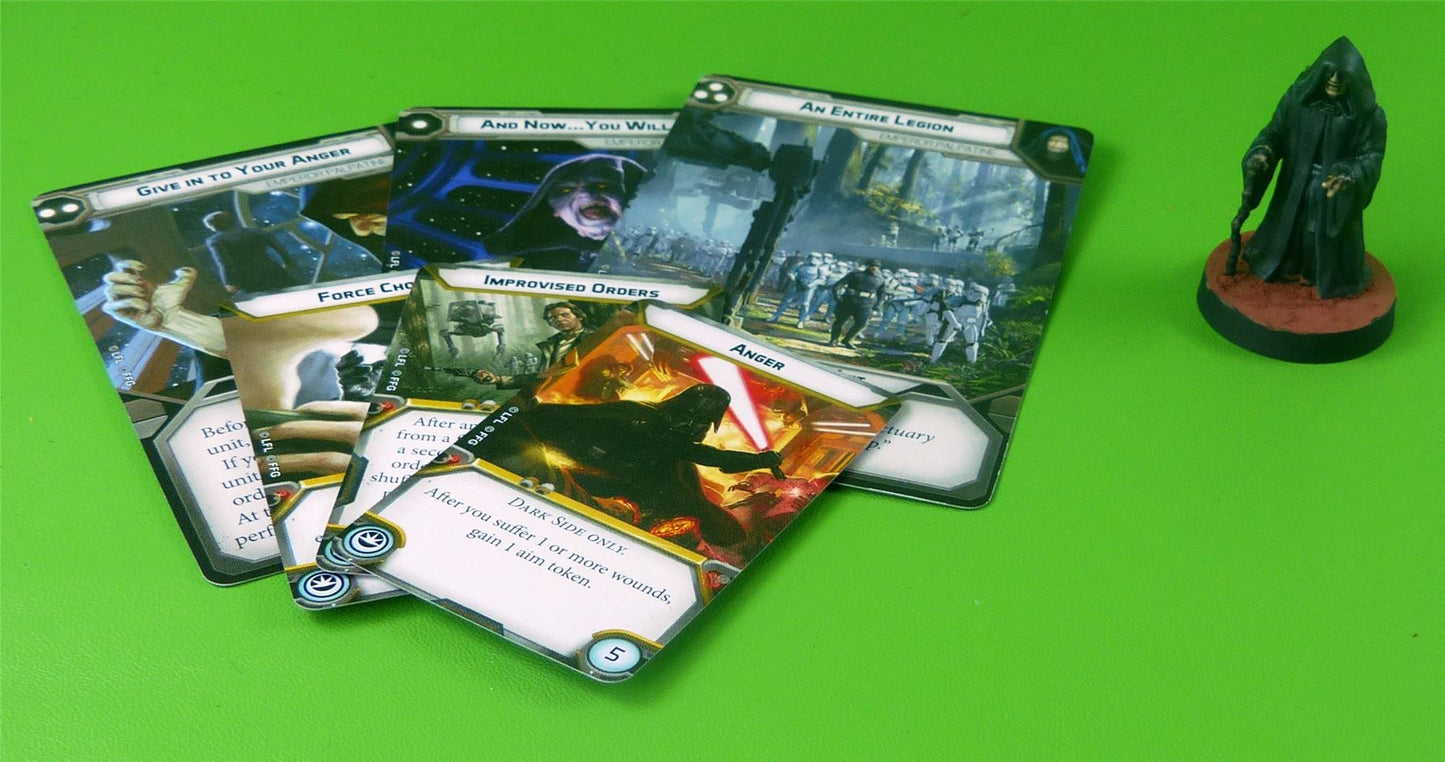 Emperor Palpatine Miniature With Cards - Star Wars Legion #V9