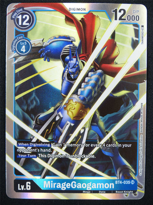 MirageGaogamon BT4-035 SR - Digimon Card #199