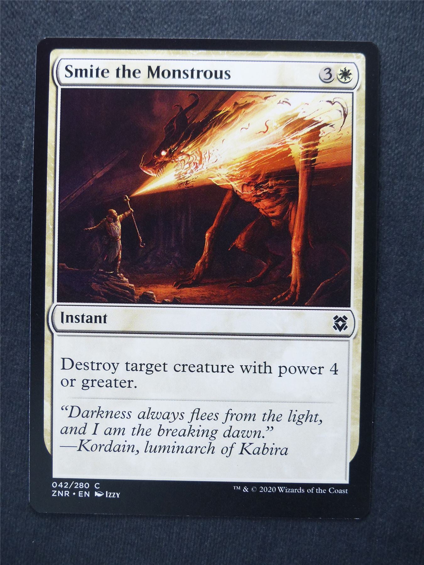 Smite the Monstrous - Mtg Magic Cards #W8