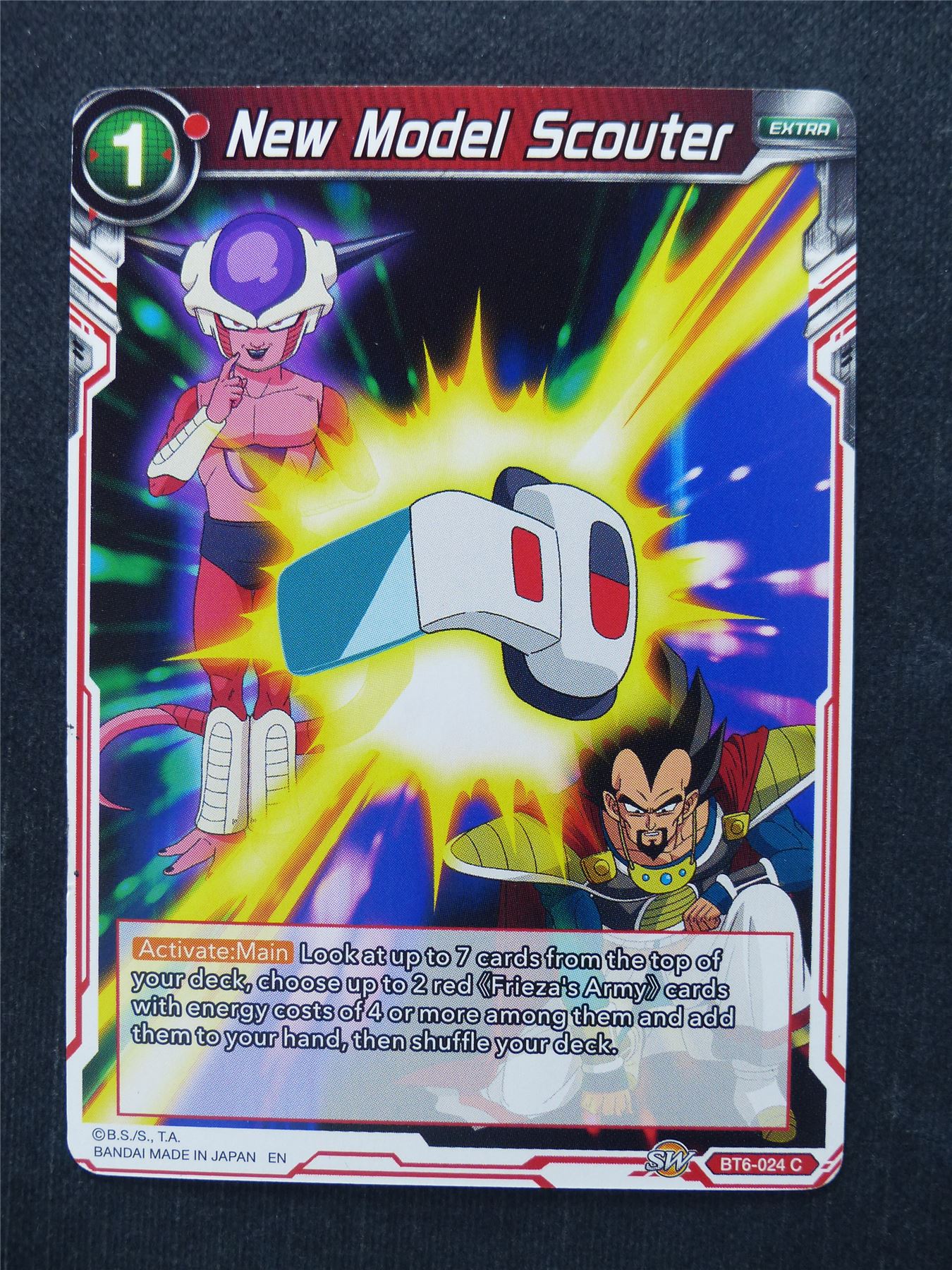 New Model Scouter - Dragon Ball Super Cards #9W