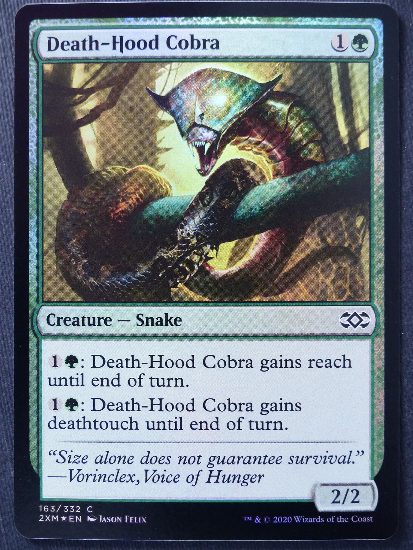 Death-Hood Cobra Foil - Mtg Magic Cards #EF
