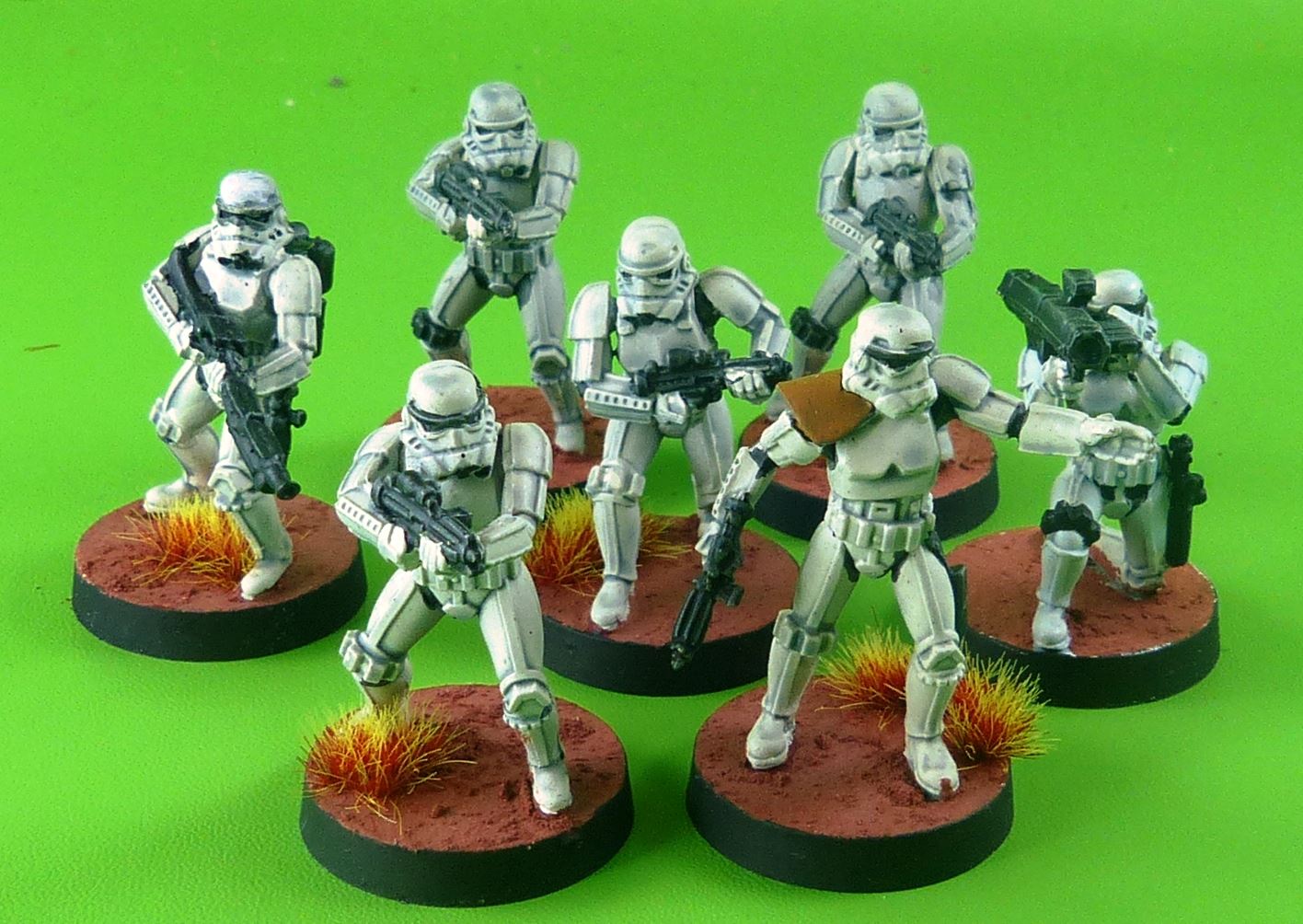 Stormtroopers Miniatures With Cards - Star Wars Legion #UX