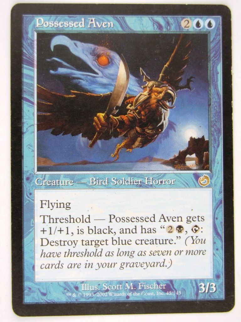 MTG Magic: The Gathering Cards: POSSESSED AVEN - Played Rare