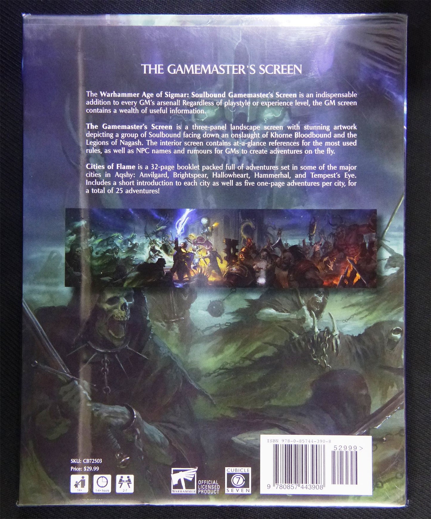 Warhammer - Soulbound - Gamemasters Screen - Roleplay - RPG #13D