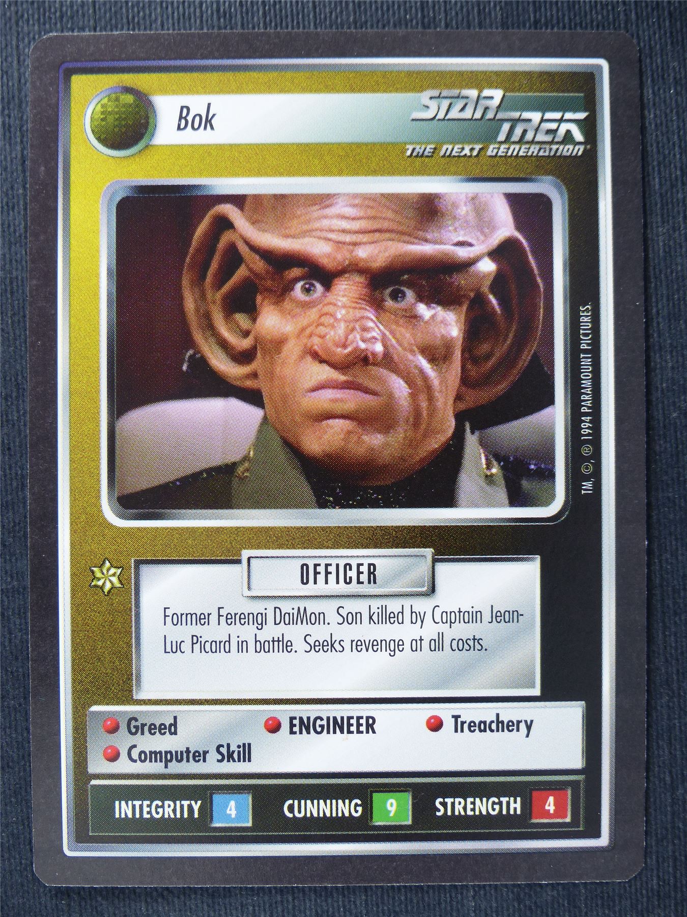 Bok - NG - Star Trek Cards #15U