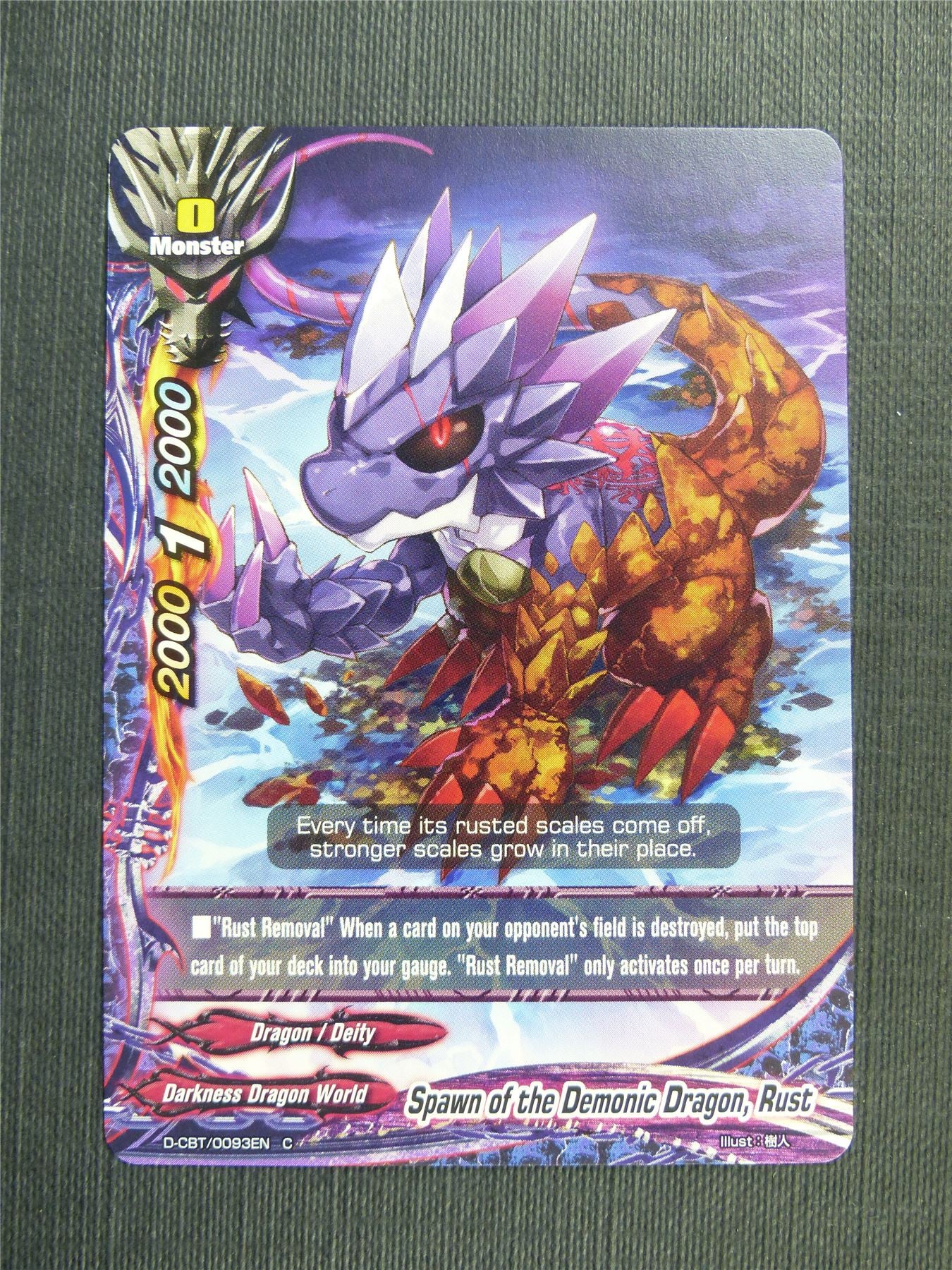 Spawn of the Demonic Dragon Rust C - Buddyfight Cards #4XP