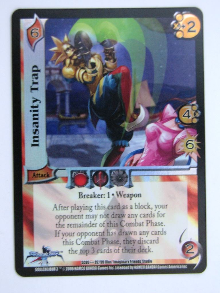 UFS Cards: SANITY TRAP 92/99 RARE FOIL # 28G83