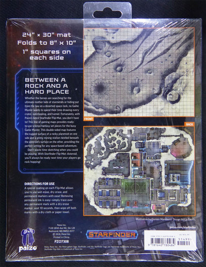 Starfinder - Flip Map - Asteroid - Roleplay - RPG #13K