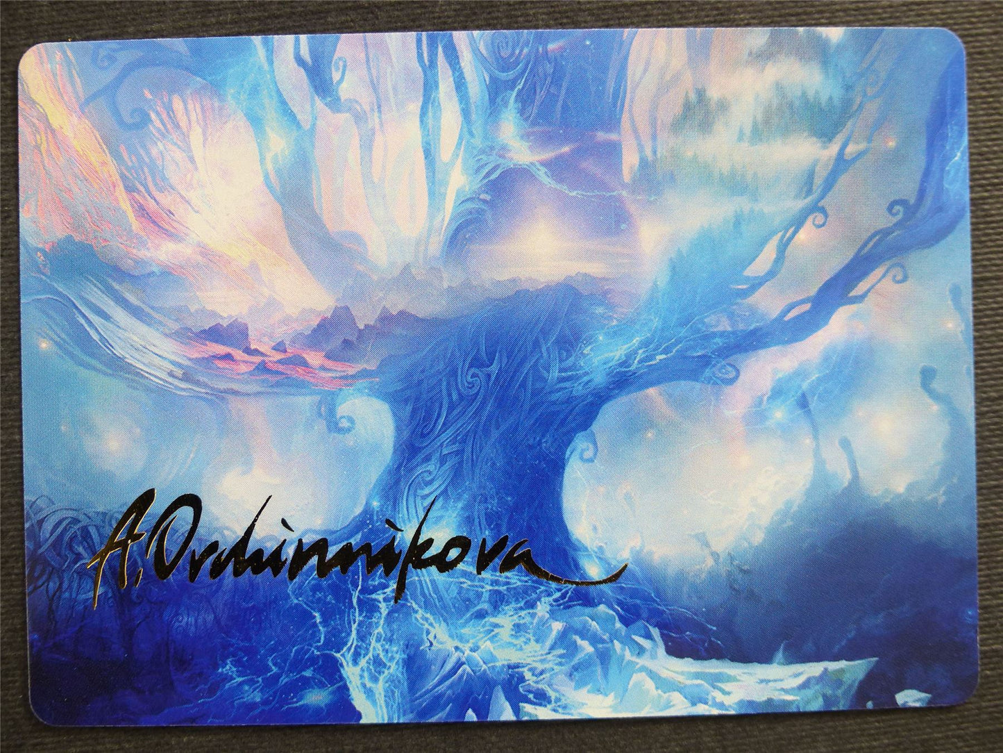 The World Tree 76/81 Art Signature Stamped - Mtg Magic Cards #62