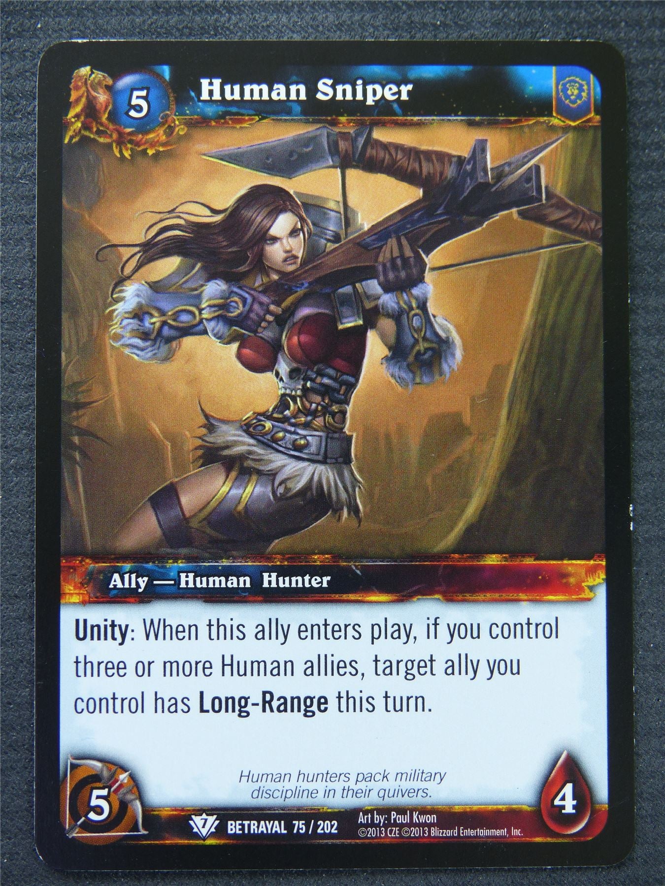 Human Sniper - Common - World Of Warcraft #1HQ