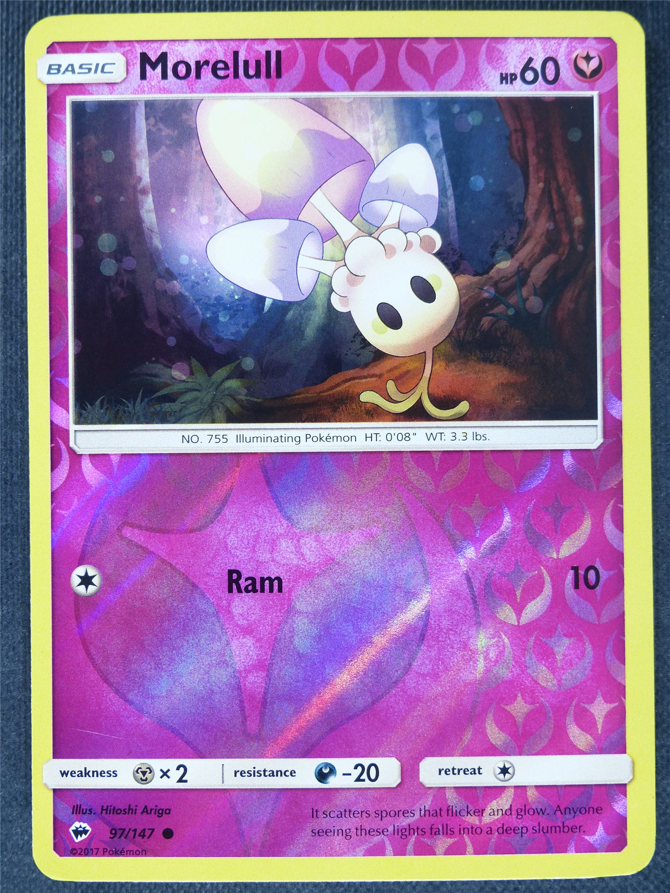 Morelull 97/147 Reverse Holo - Pokemon Cards #CK Archeron Morelull 97/147 Reverse Holo - Pokemon Cards #CK Archeron