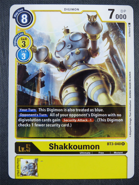 Shakkoumon BT3-040 R - Digimon Card #9GR