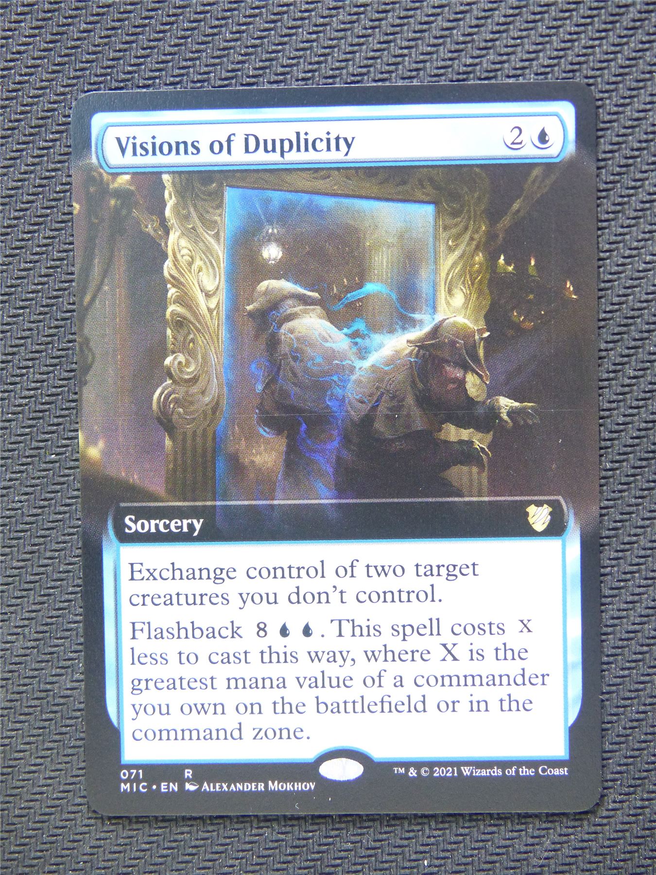 Visions of Duplicity Extended Art - Innistrad - Mtg Card #3KZ