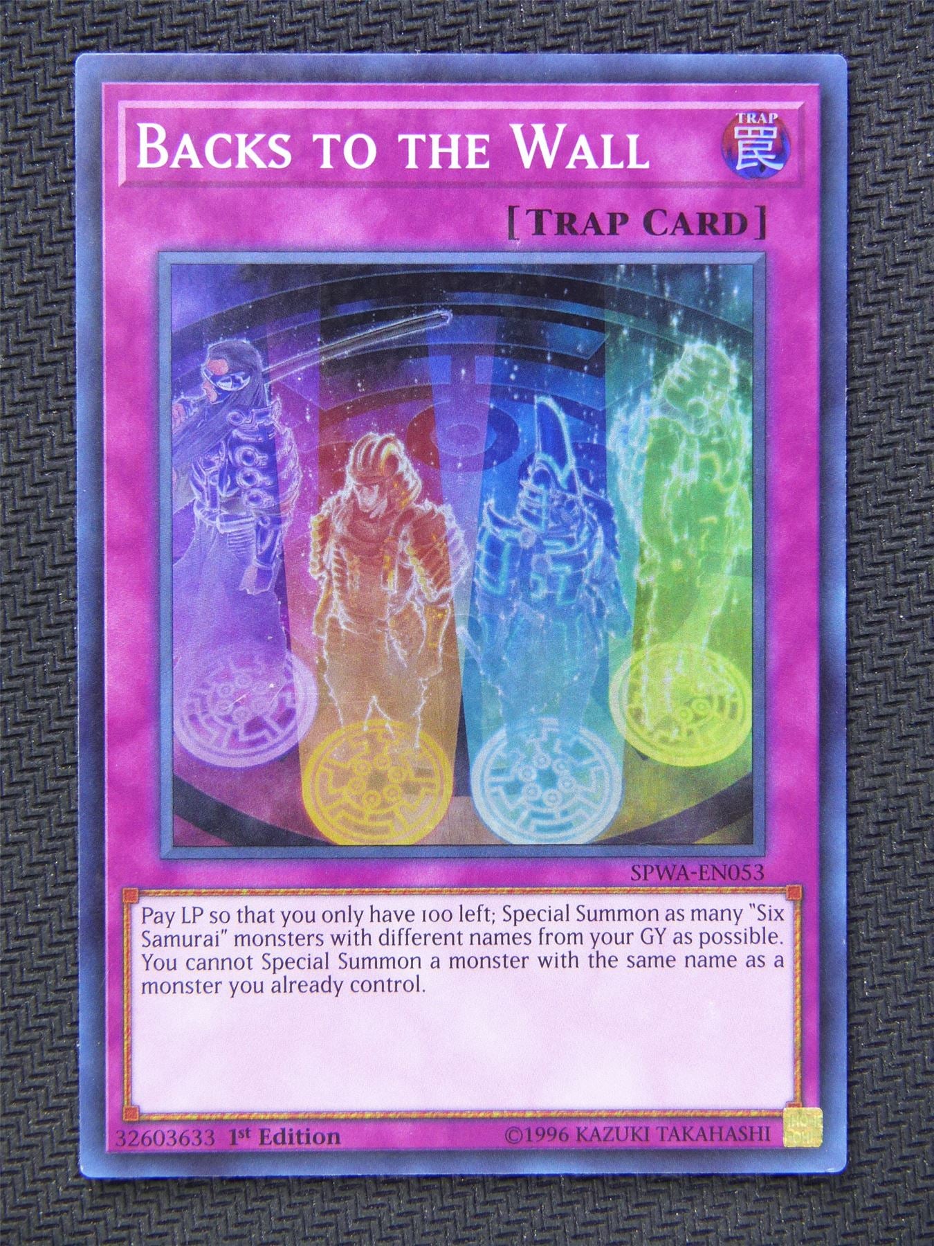 Backs to the Wall SPWA - Super Rare