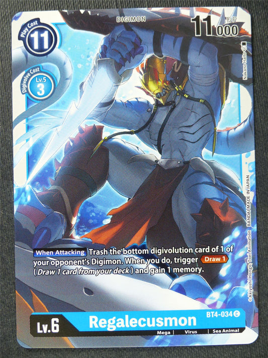 Regalecusmon BT4-034 C - Digimon Cards #104
