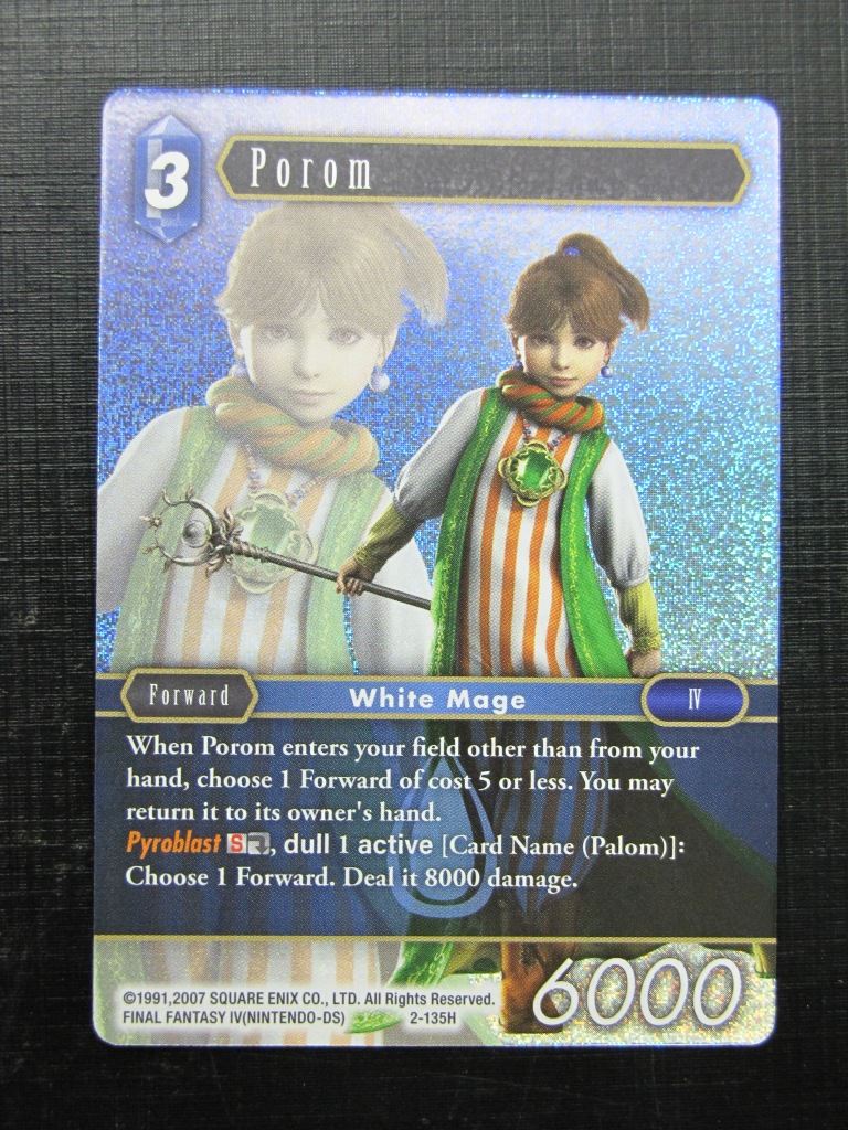 Final Fantasy Cards: POROM 2-135H FOIL # 2I89